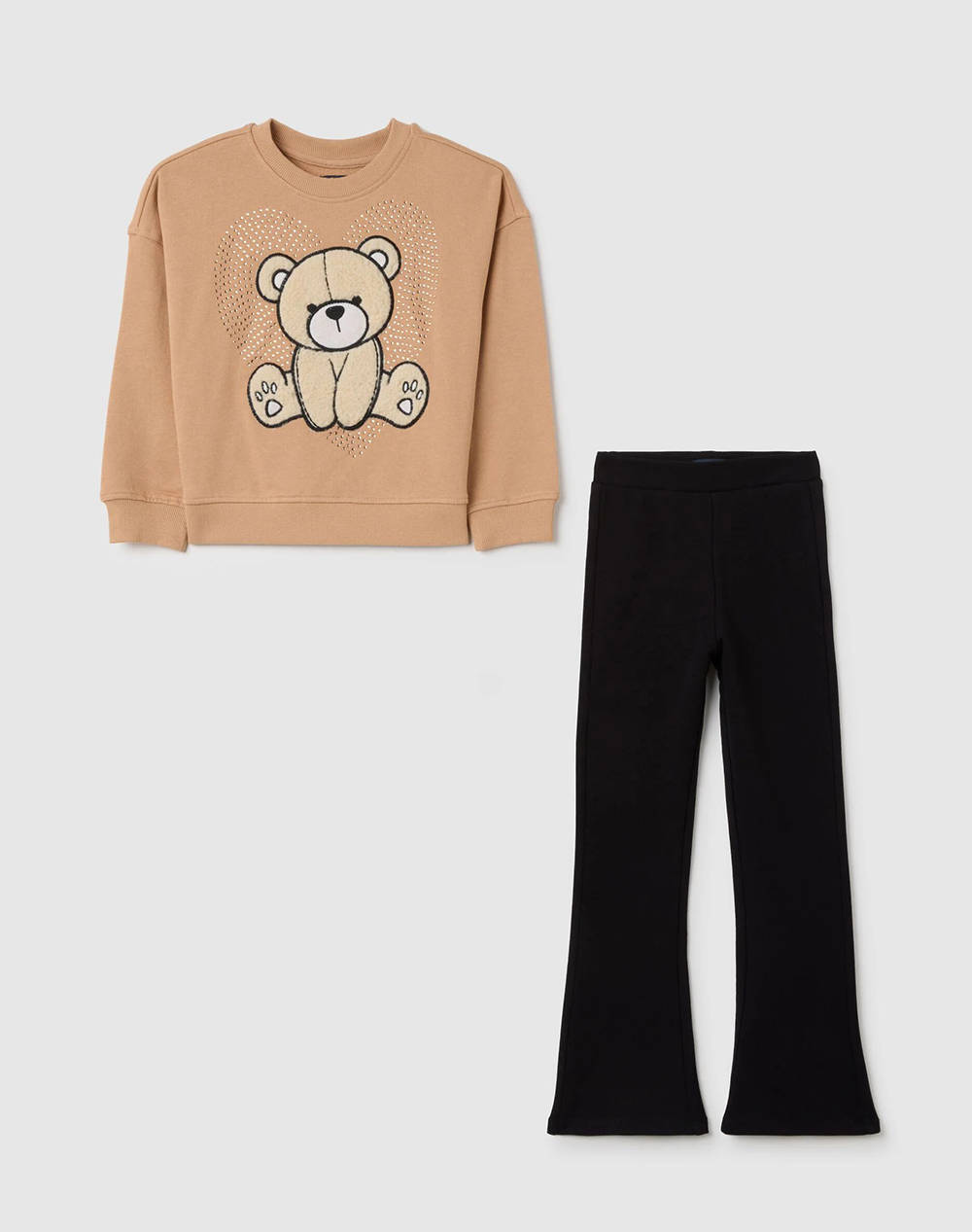 OVS JOGGING WITH APPLICATION 2463227-BRUSH SandyBrown