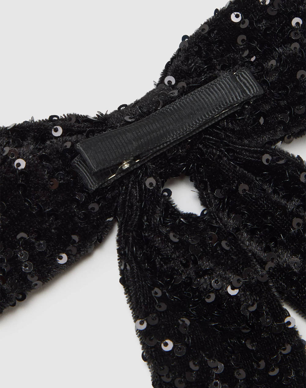 OVS CLIP WITH VELVET SEQUINS 2486601-BLACK BEAUTY Black φωτογραφία