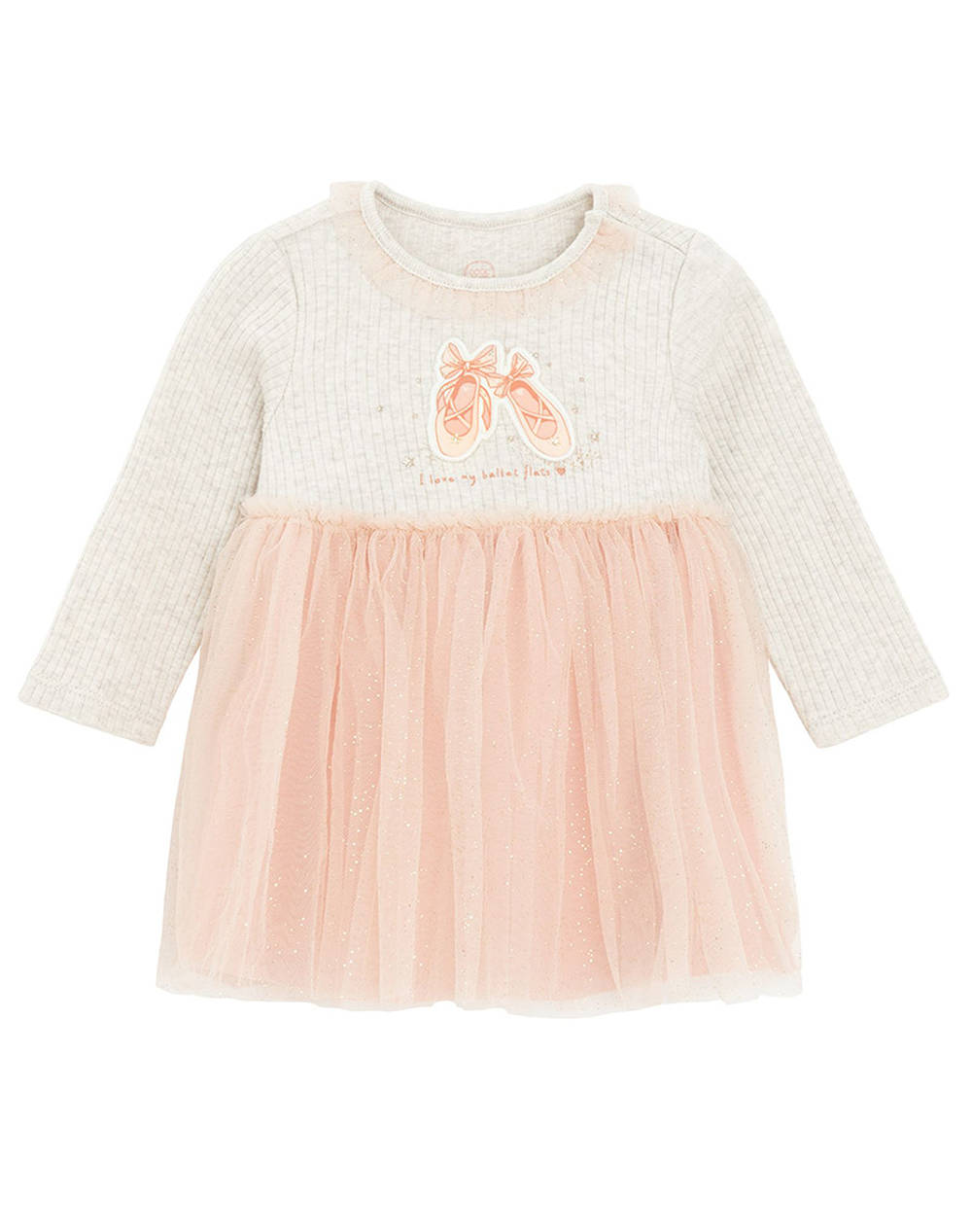 COOL CLUB COOL CLUB Φόρεμα Μ/Μ ΚΟΡΙΤΣΙ (0-2) CCG3100512-BEIGE MELANGE Biege