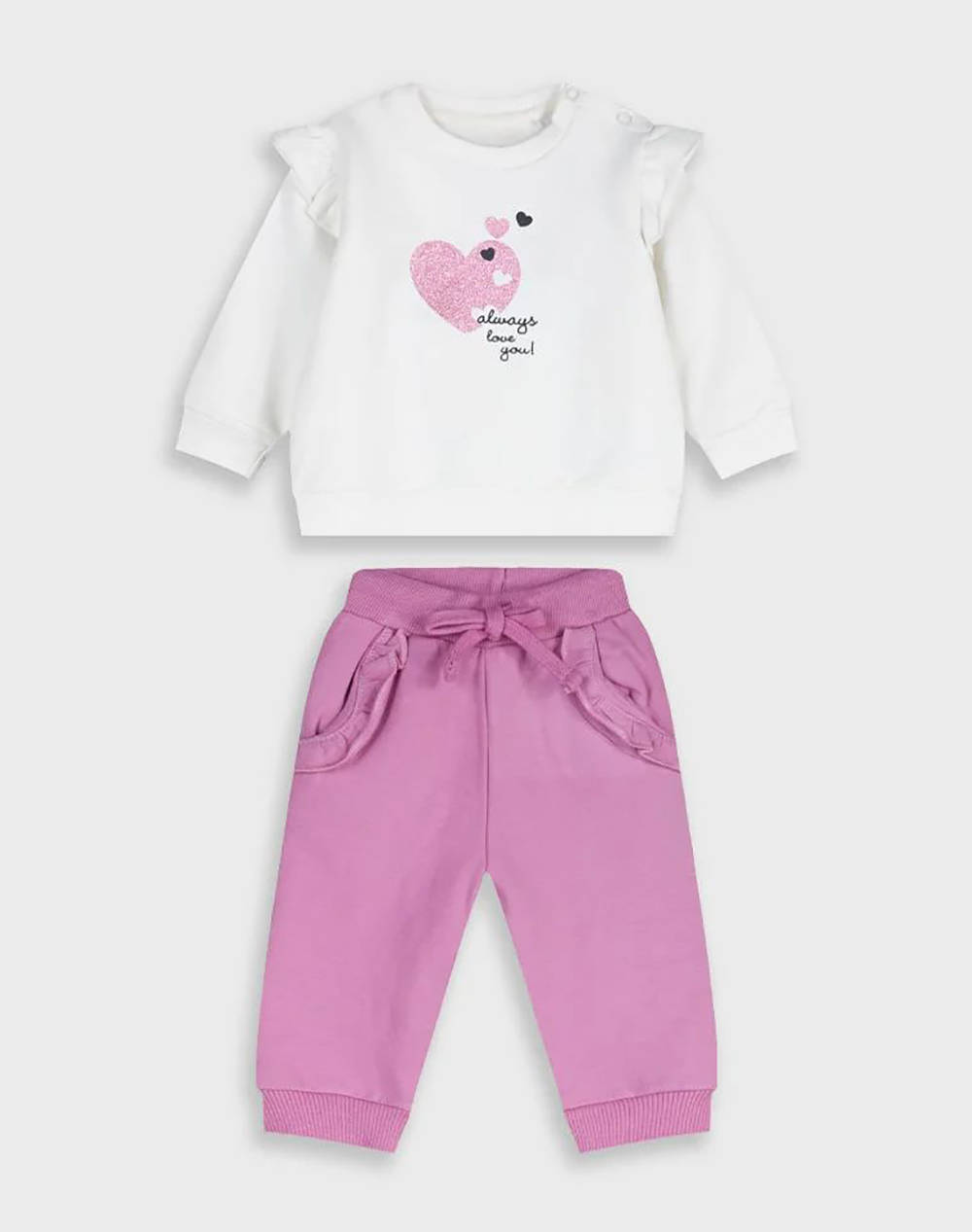 ENERGIERS ENERGIERS ΒΡΕΦΙΚΟ ΣΕΤ(ΜΠΛΟΥΖΑ,ΠΑΝΤΕΛΟΝΙ) 14-125430-0-082 Pink