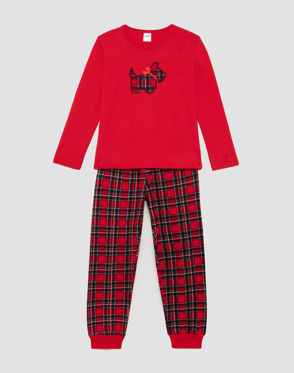 MINERVA ΠΥΖ.ΚΟΡ. PRINT.SWEAT PLAID 90-62434-018 Red