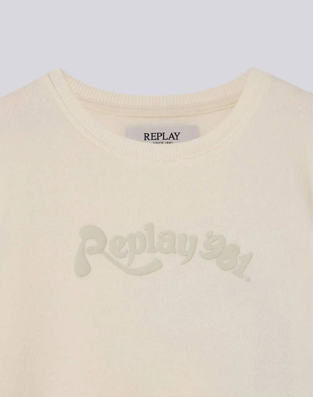 REPLAY ΦΟΥΤΕΡ (FLEECE) SG2137.050.23972-562 Cream φωτογραφία