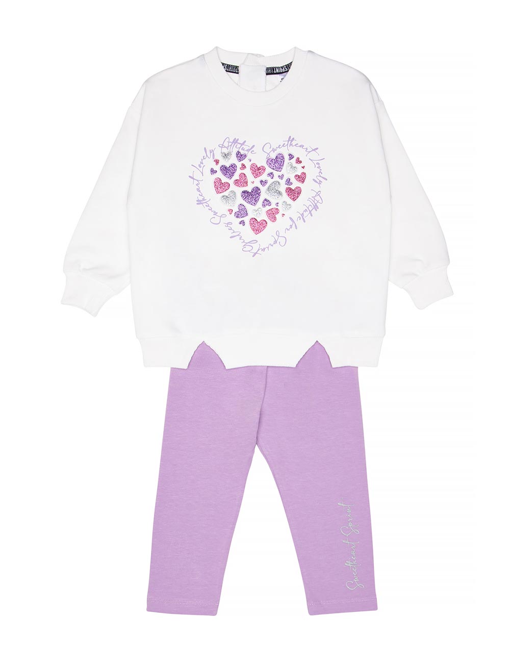 SPRINT SET BABY GIRL 252-2025-133 OffWhite
