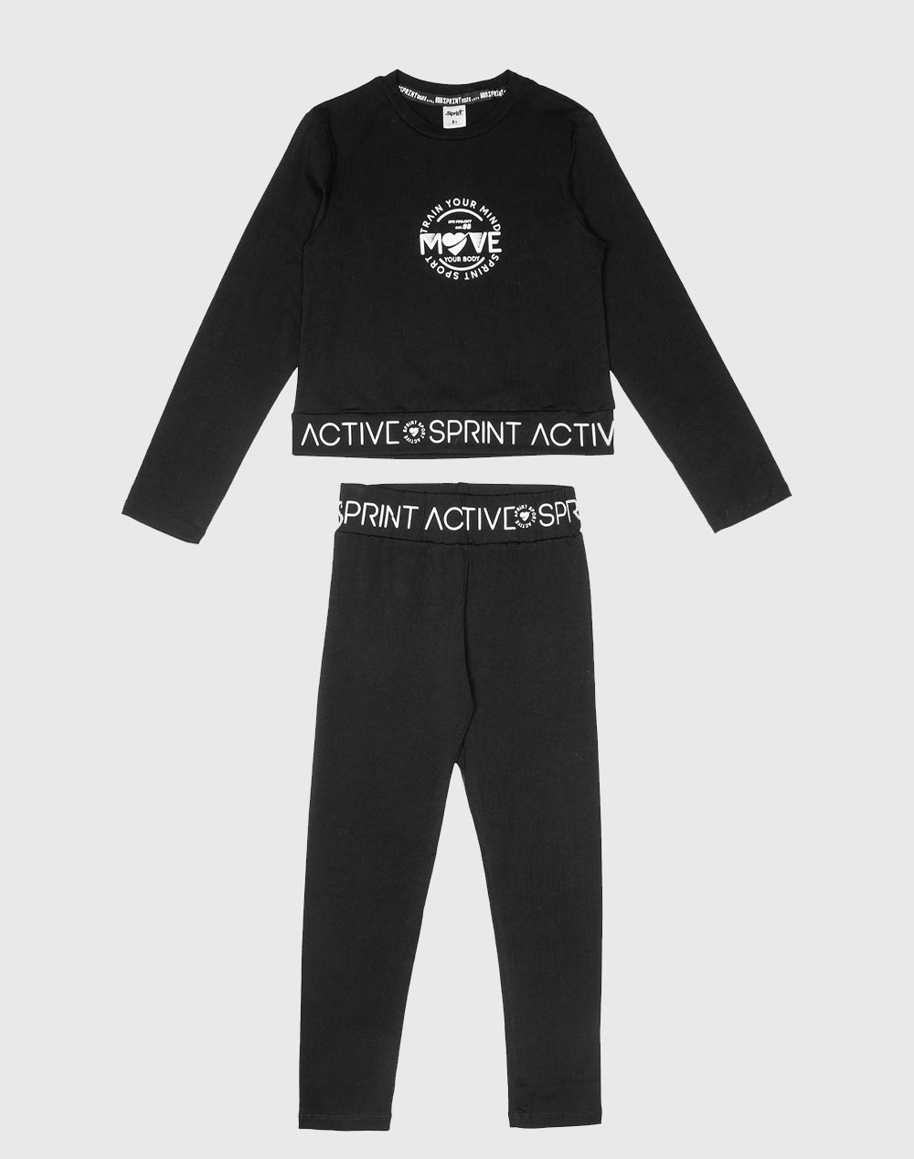 SPRINT SPRINT SET JUNIOR GIRL 252-4039-200 Black