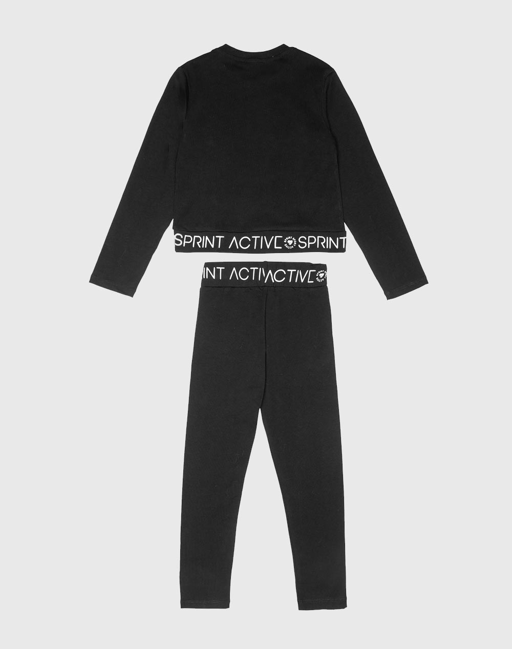 SPRINT SET JUNIOR GIRL 252-4039-200 Black φωτογραφία