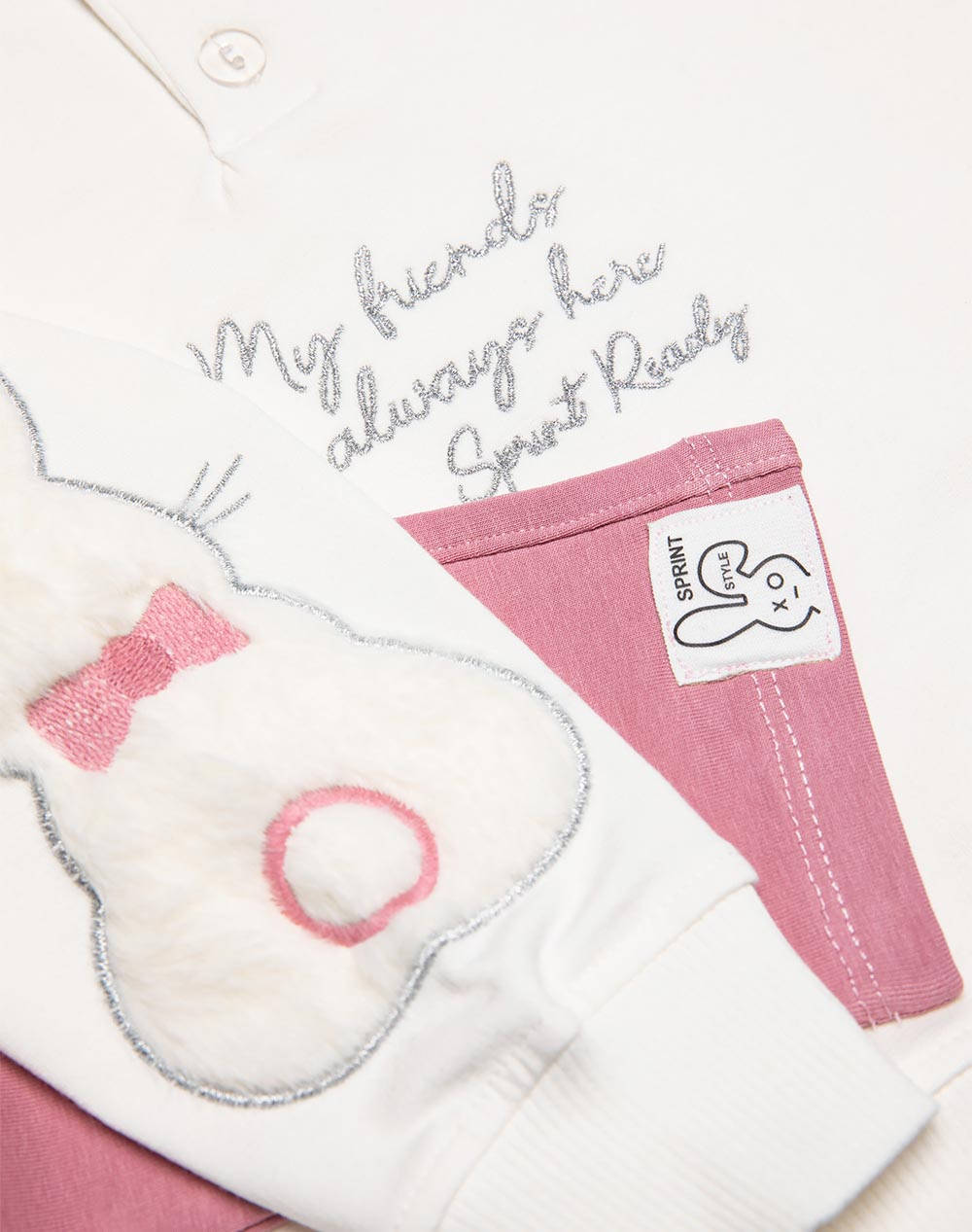 SPRINT SET BABY GIRL 252-2020-133 OffWhite φωτογραφία