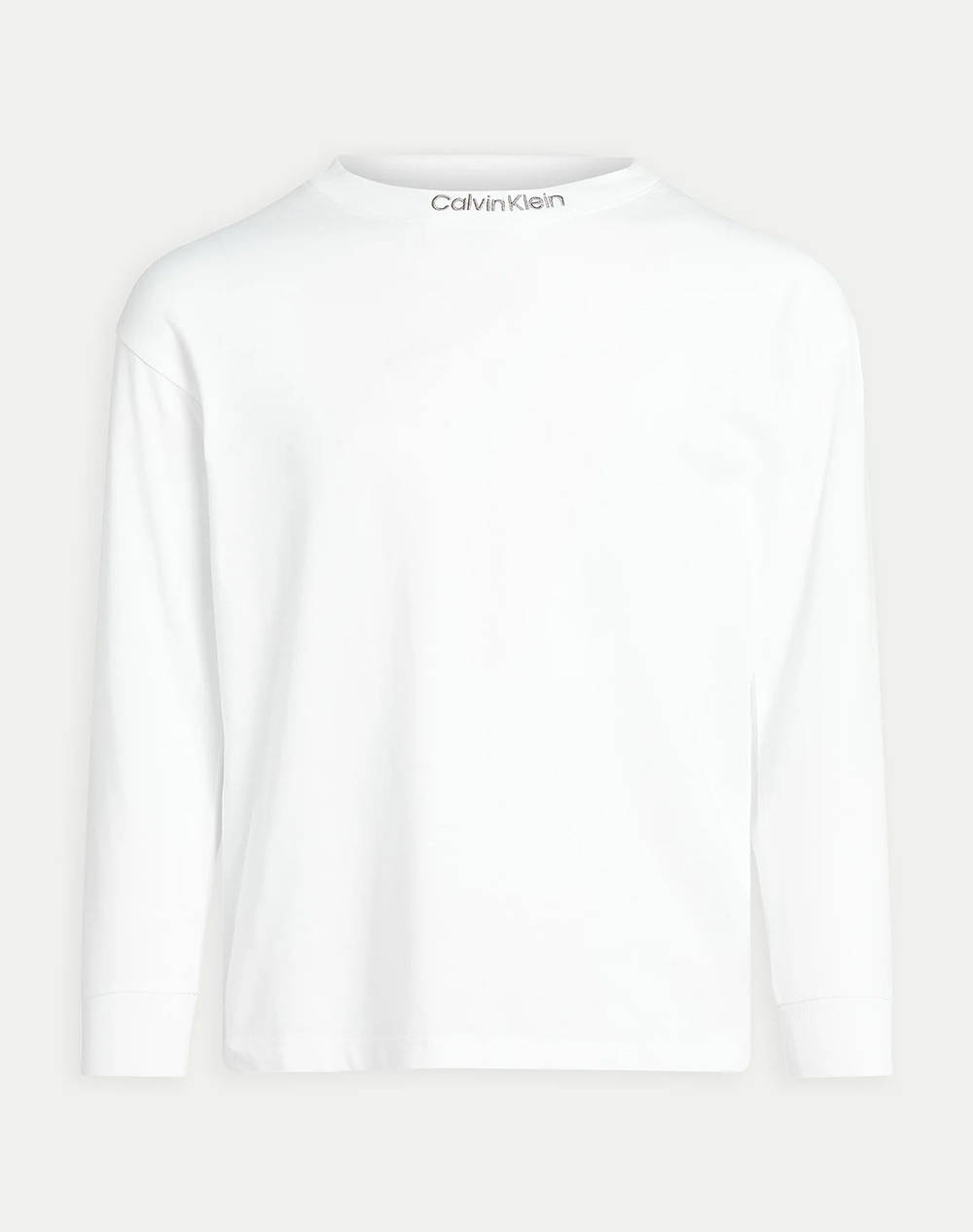 CALVIN KLEIN JEANS EMBRO. CK LOGO LS T-SHIRT IB0IB02354-8Y-16Y-YAF White