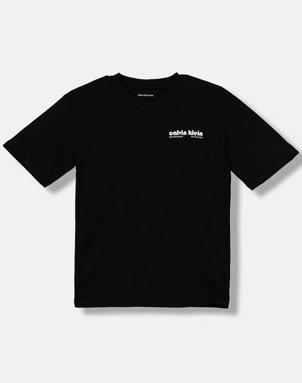 CALVIN KLEIN JEANS GEO CK BACKPRINT RELAXED TEE IB0IB02543-8Y-16Y-BEH Black