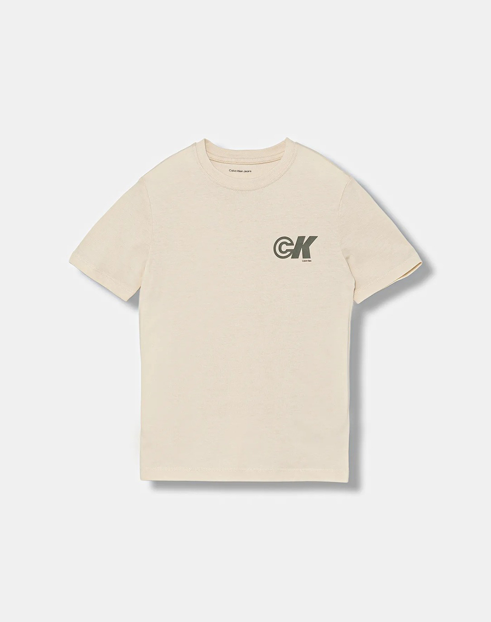 CALVIN KLEIN SEASONAL CK REGULAR TEE IB0IB02544-8Y-16Y-PGB Cream