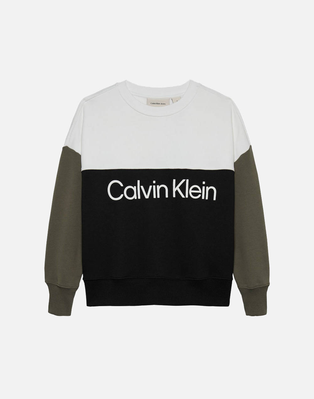 CALVIN KLEIN JEANS TERRY BLOCKING CN IB0IB02523-8Y-16Y-BEH Black