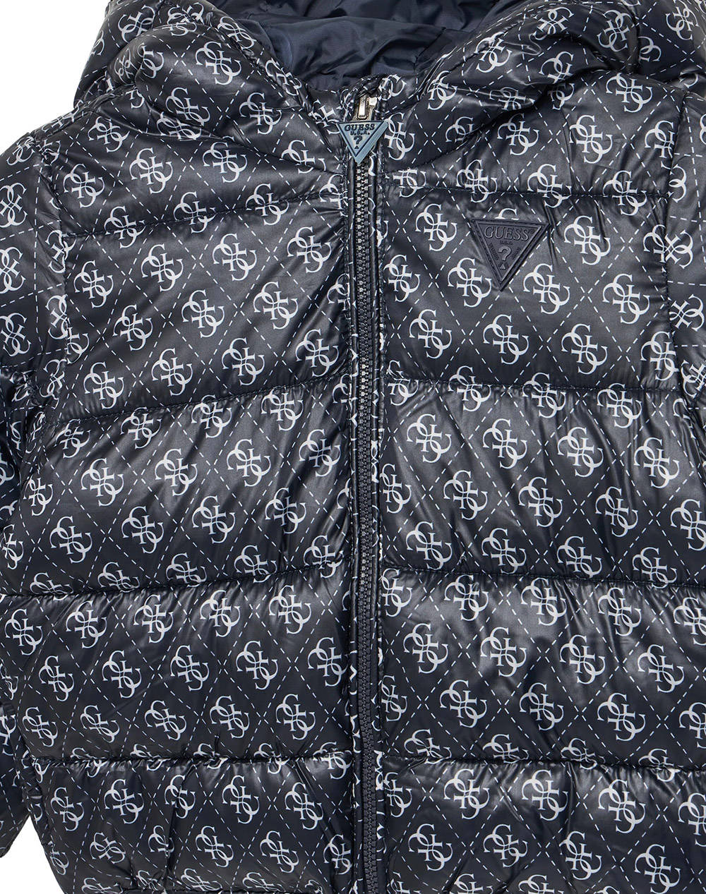 GUESS PADDED HOODED LS JACKET W/ZIP ΜΠΟΥΦΑΝ ΠΑΙΔΙΚΟ BOY N5YL05WEGY0-P7SR DarkBlue φωτογραφία