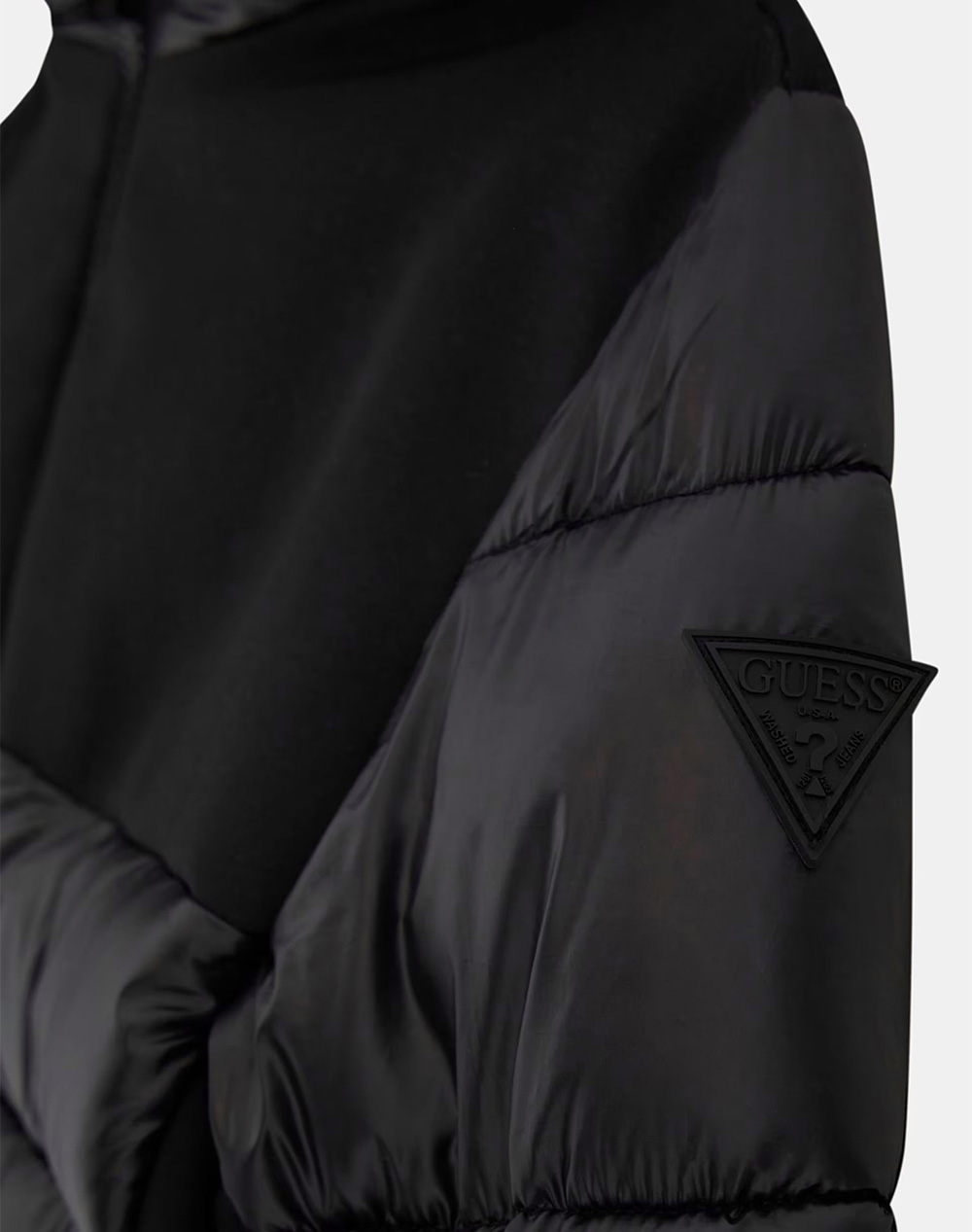 GUESS HOODED PADDED LS JACKET W/ZIP ΜΠΟΥΦΑΝ ΠΑΙΔΙΚΟ BOY L5BL12WEGY0-JBLK Black φωτογραφία