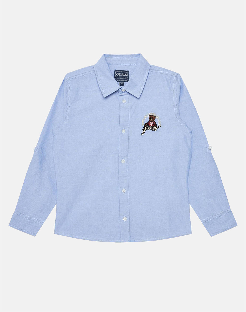 GUESS GUESS OXFORD ADJ. LS SHIRT INDIA ΠΑΙΔΙΚΟ BOY N5RH10W9CL0-OXFD LightBlue