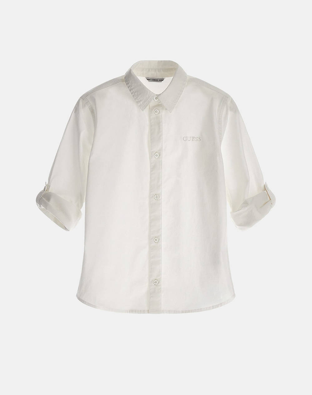 GUESS GUESS STR. POPLIN ADJ. LS SHIRT INDIA ΠΑΙΔΙΚΟ BOY L3YH04WE5W0-G011 White