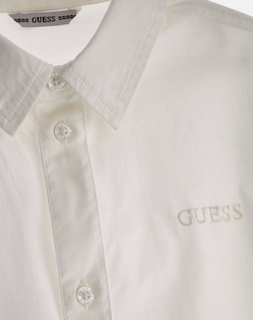 GUESS STR. POPLIN ADJ. LS SHIRT INDIA ΠΑΙΔΙΚΟ BOY L3YH04WE5W0-G011 White φωτογραφία