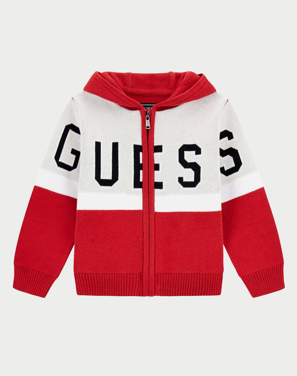 GUESS GUESS HOODED LS SWEATER W/ZIP ΠΛΕΚΤΟ ΠΑΙΔΙΚΟ BOY N5YR02Z0150-G5D7 Red