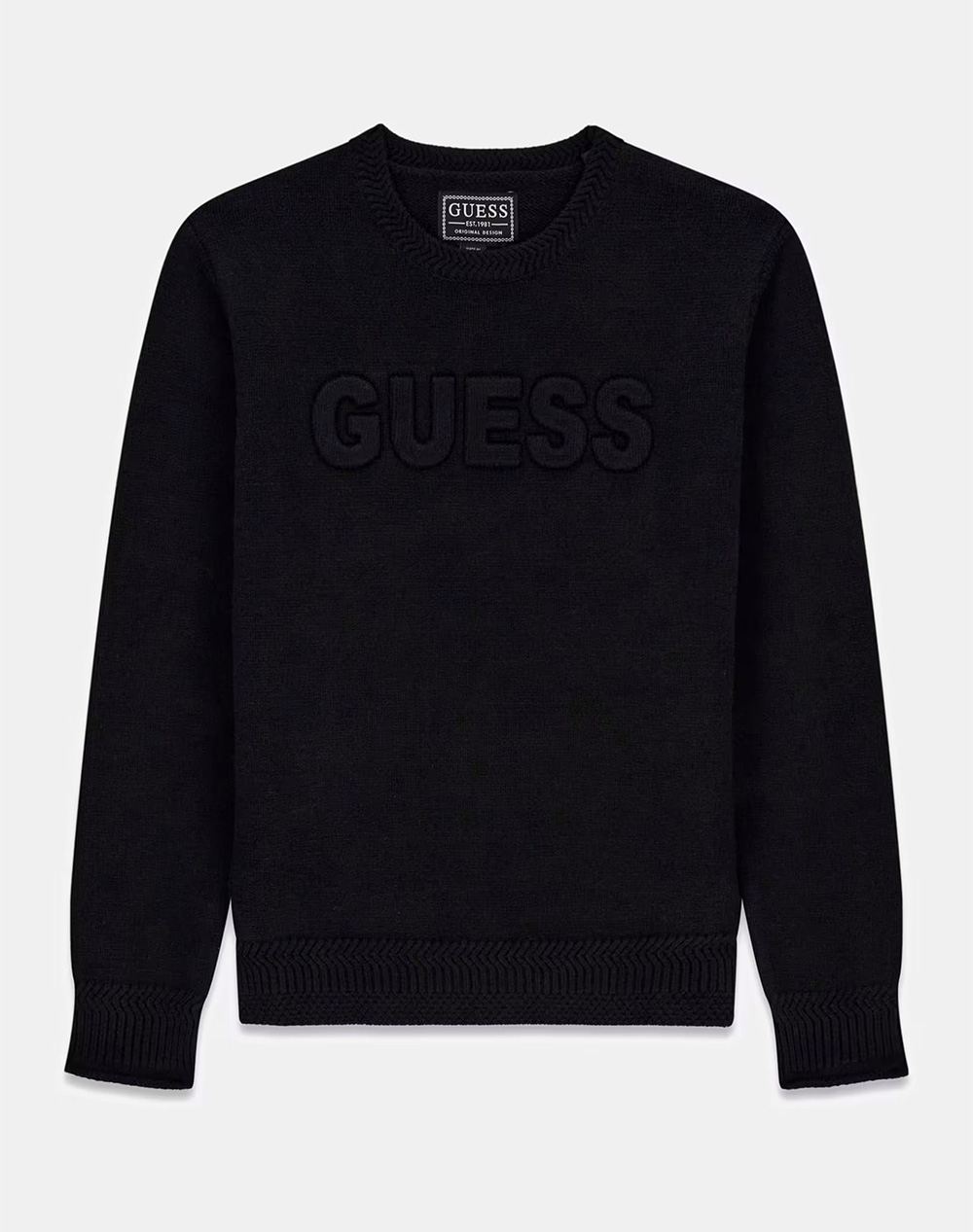 GUESS GUESS LS SWEATER_MINI ME ΠΛΕΚΤΟ ΠΑΙΔΙΚΟ BOY L5BR20Z2ZK2-JBLK Black