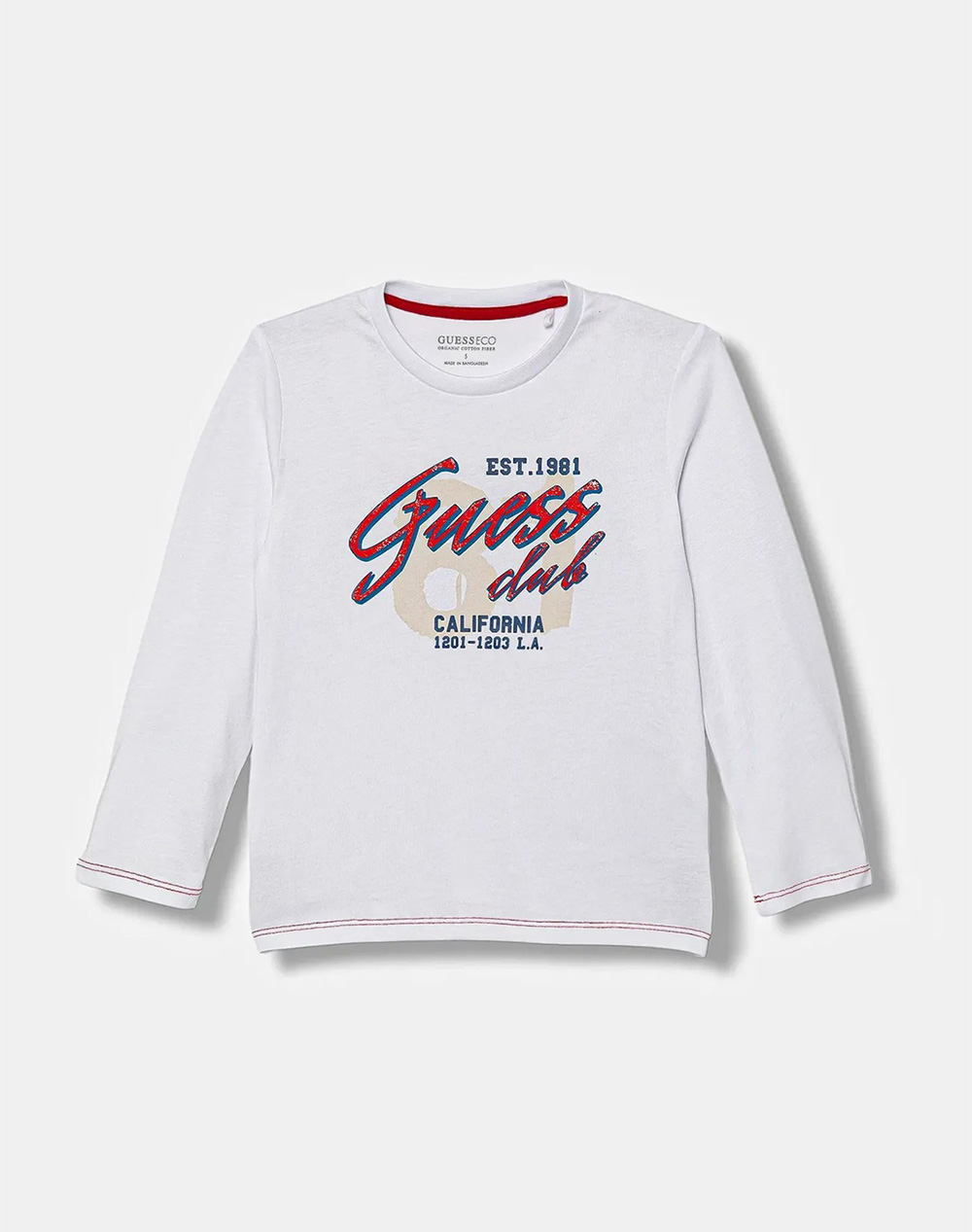 GUESS LS T-SHIRT ΜΠΛΟΥΖΑ ΠΑΙΔΙΚΟ BOY N5YI15K8HM4-G011 White