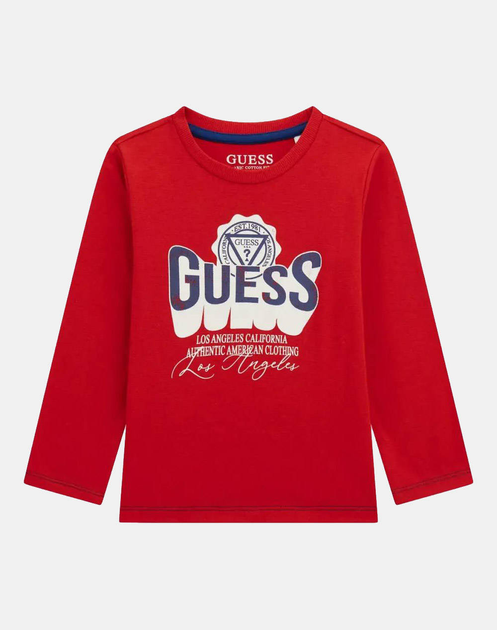 GUESS SS T-SHIRT ΜΠΛΟΥΖΑ ΠΑΙΔΙΚΟ BOY N5YI13K8HM0-G5D7 Red