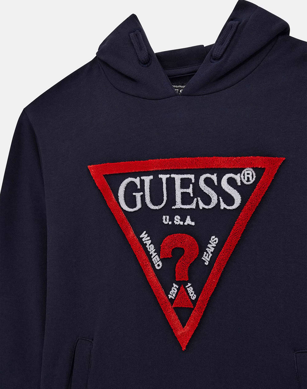 GUESS HOODED LS ACTIVE TOP - MID ORG. CO FRENCH TERRY 340 ΦΟΥΤΕΡ ΠΑΙΔΙΚΟ BOY L4RQ23KAD74-G7V2 DarkBlue φωτογραφία