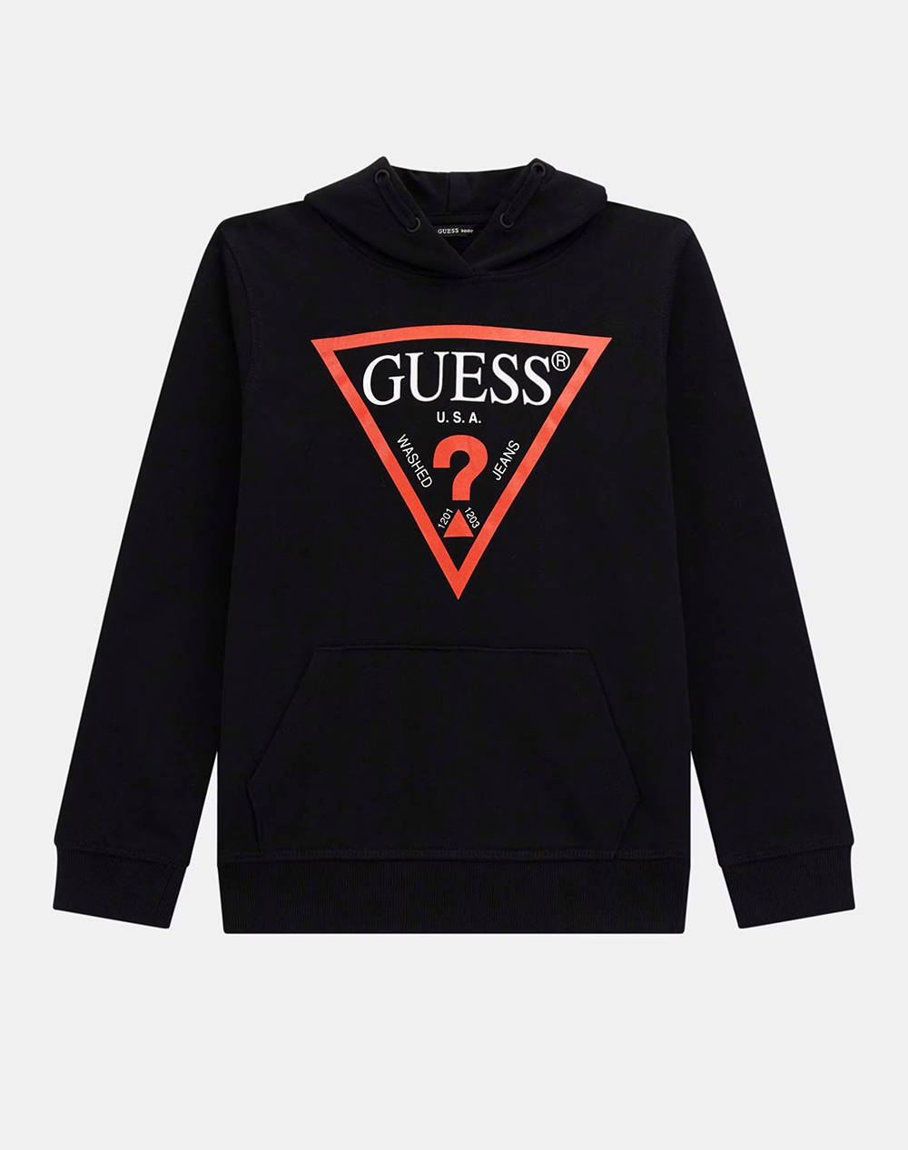 GUESS GUESS HOODED FLEECE_CORE ΦΟΥΤΕΡ ΠΑΙΔΙΚΟ BOY L92Q09KAUG0-JBLK Black