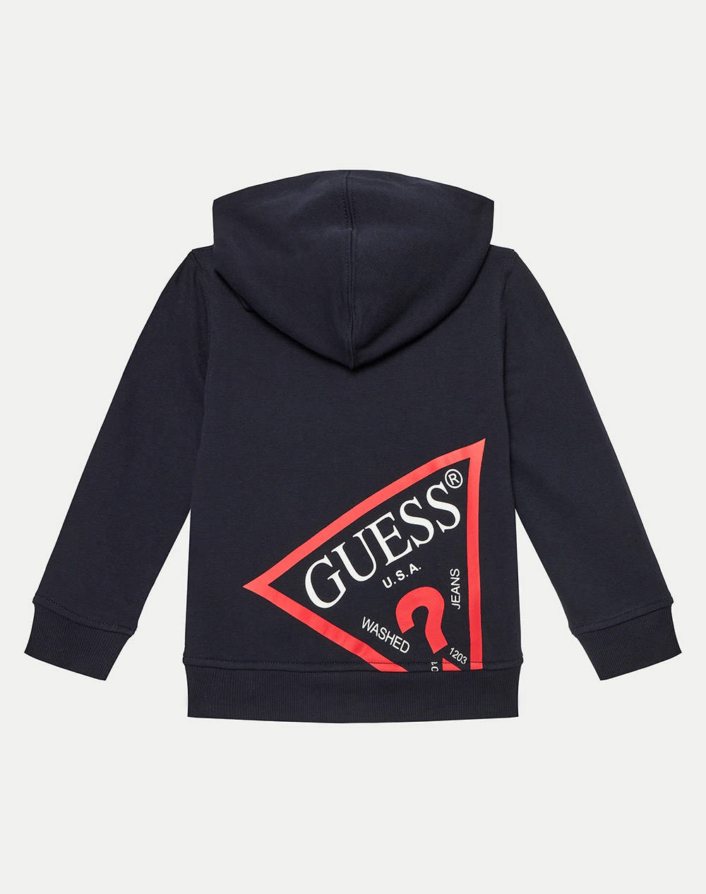 GUESS ZIP UP HOODED ACTIVE TOP ΦΟΥΤΕΡ ΠΑΙΔΙΚΟ BOY N3YQ07KAUG0-G7V2 DarkBlue φωτογραφία
