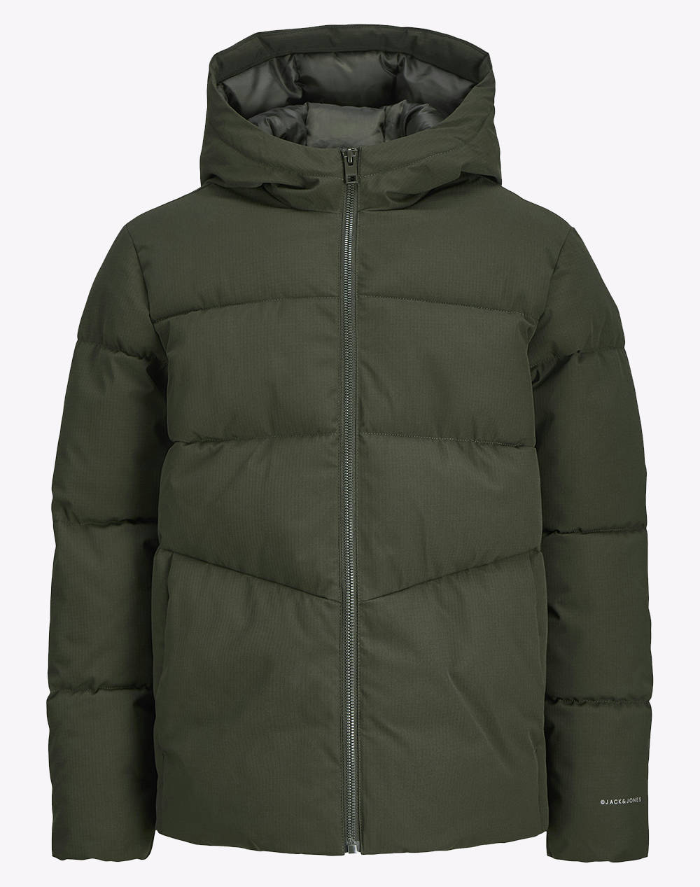 JACK&JONES JACK&JONES JJGLOBAL PUFFER JACKET JNR 12283847-ROSIN Khaki