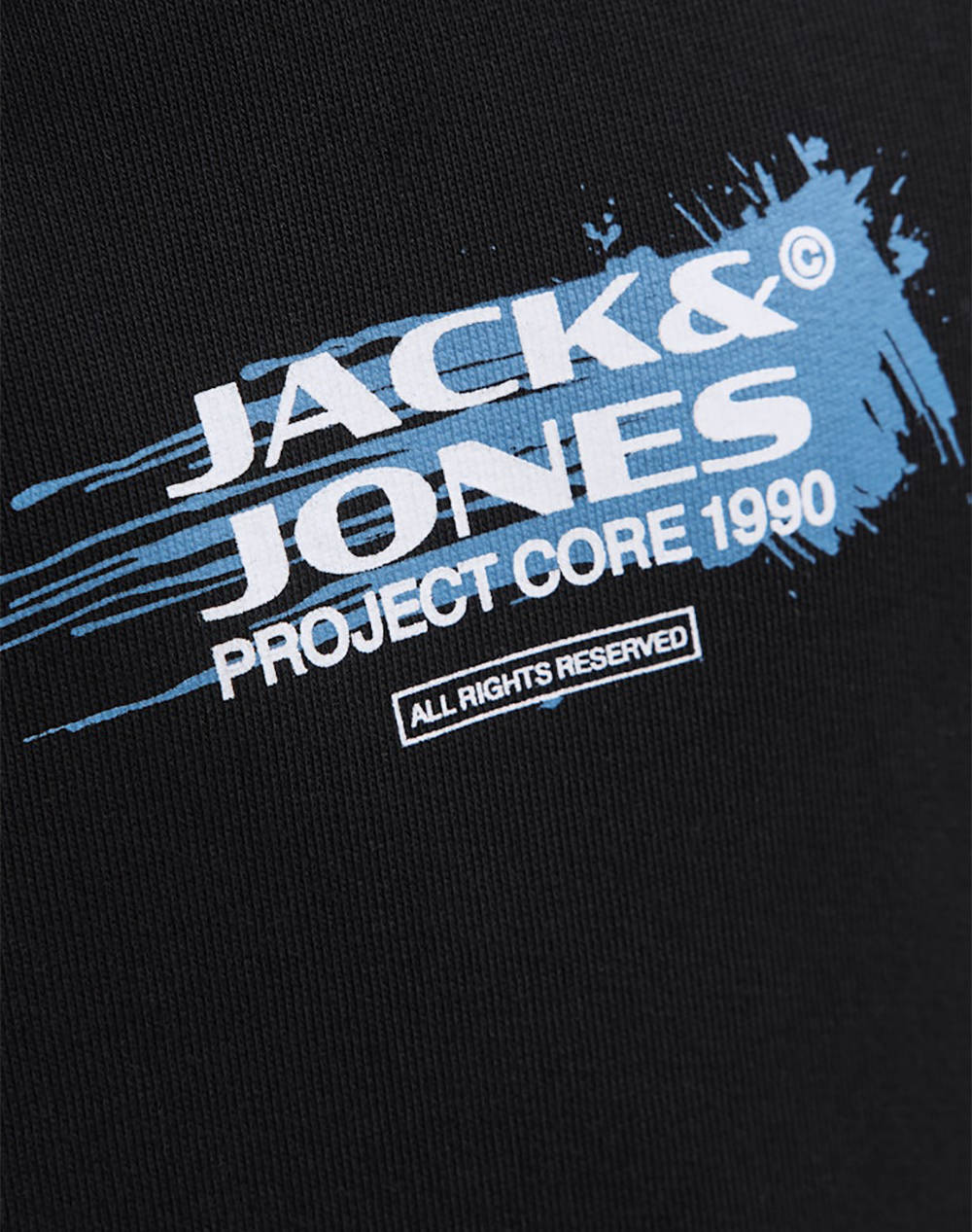 JACK&JONES JCOCONDOR SWEAT HOOD FST JNR 12288427-BLACK Black φωτογραφία