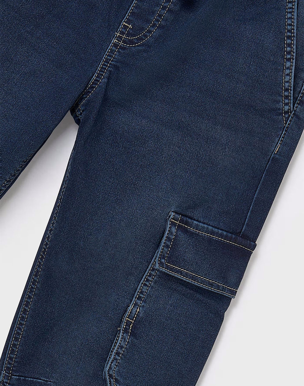 Mayoral Παντελόνι Soft Denim Jogger 07560-027 Denimdarkblue παιδικά Αγόρι ρούχα παντελόνι Politikos Shop Πολιτικός