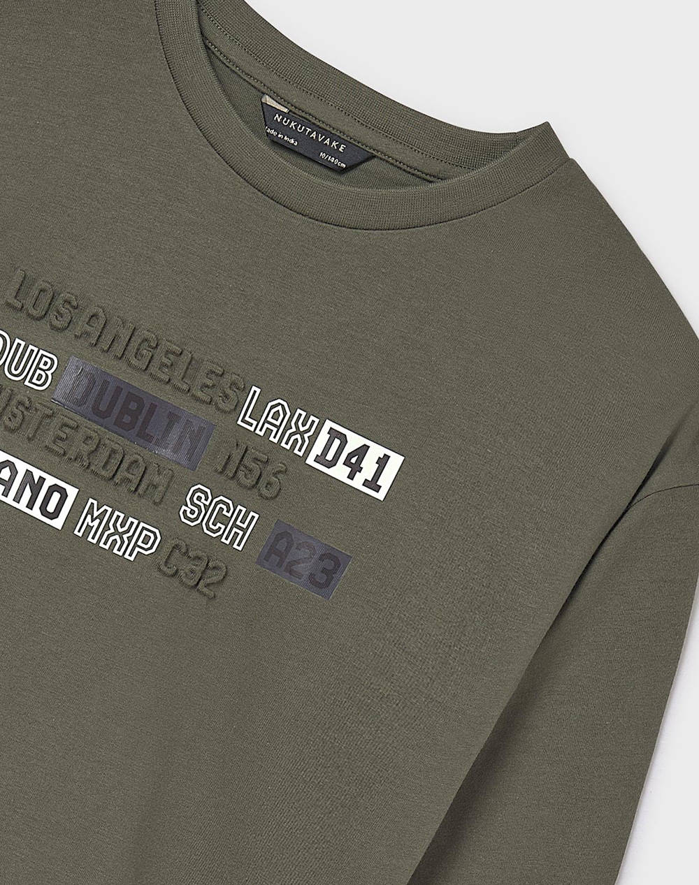 MAYORAL ΜΠΛΟΥΖΑ ΜΑΚΡΥΜΑΝΙΚΗ 07012-042 Olive φωτογραφία