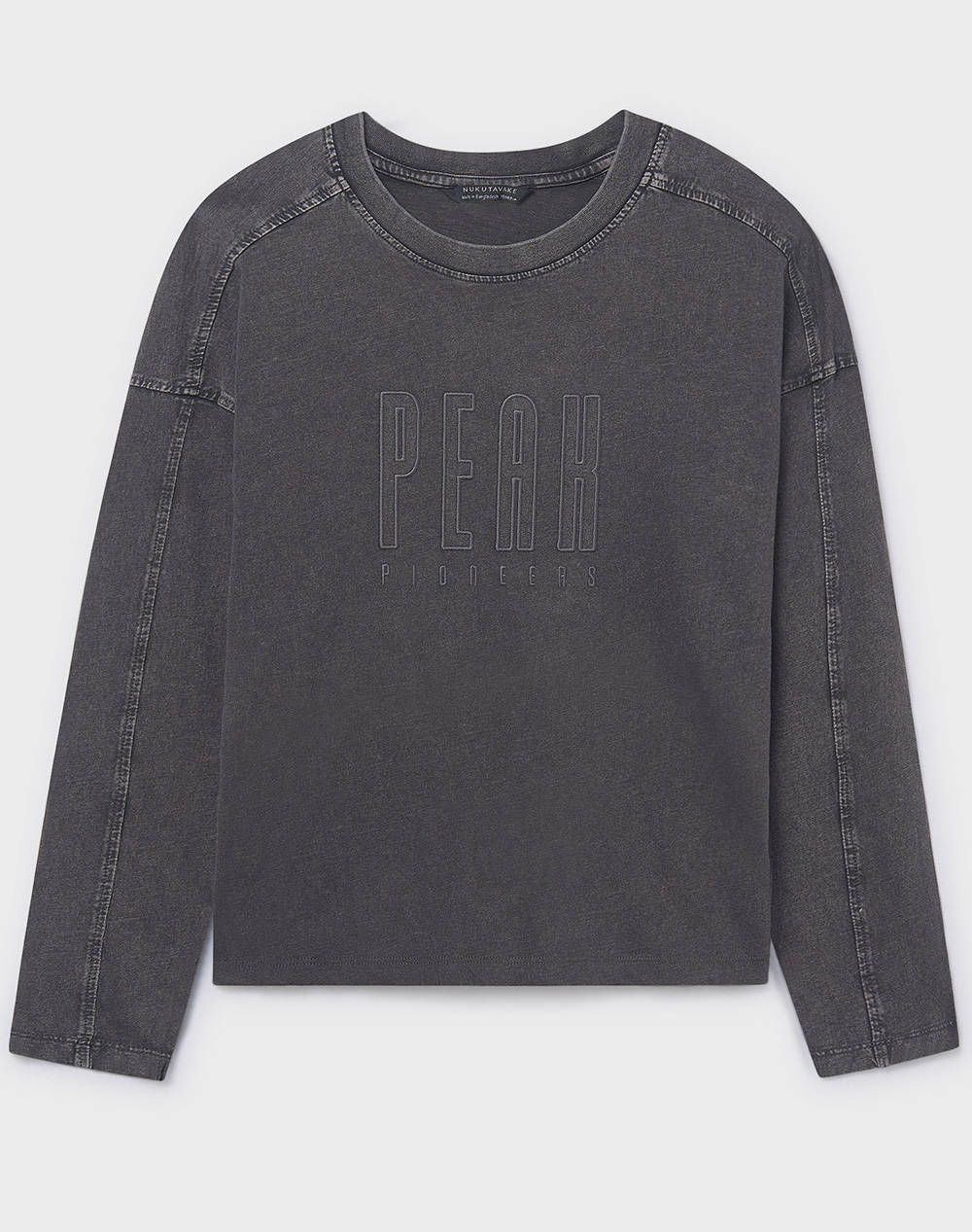 MAYORAL ΜΠΛΟΥΖΑ ΜΑΚΡΥΜΑΝ ΑΠΛΙΚΕ ΚΕΝΤΗ 07008-055 DarkSlateGrey