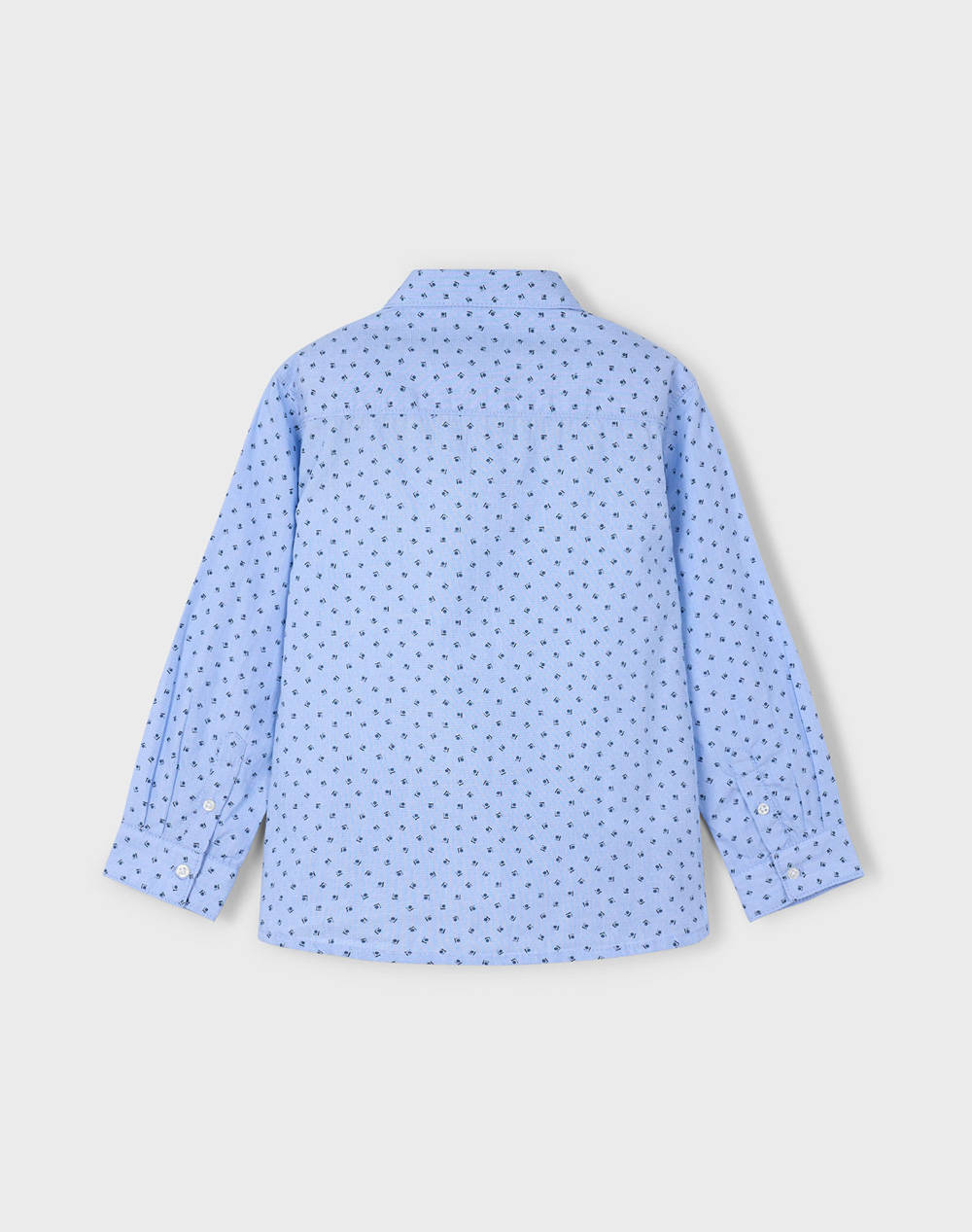 MAYORAL ΠΟΥΚΑΜΙΣΟ ΜΑΚΡΥΜΑΝ ΜΕ ΣΤΑΜΠΕΣ 04129-038 LightBlue φωτογραφία