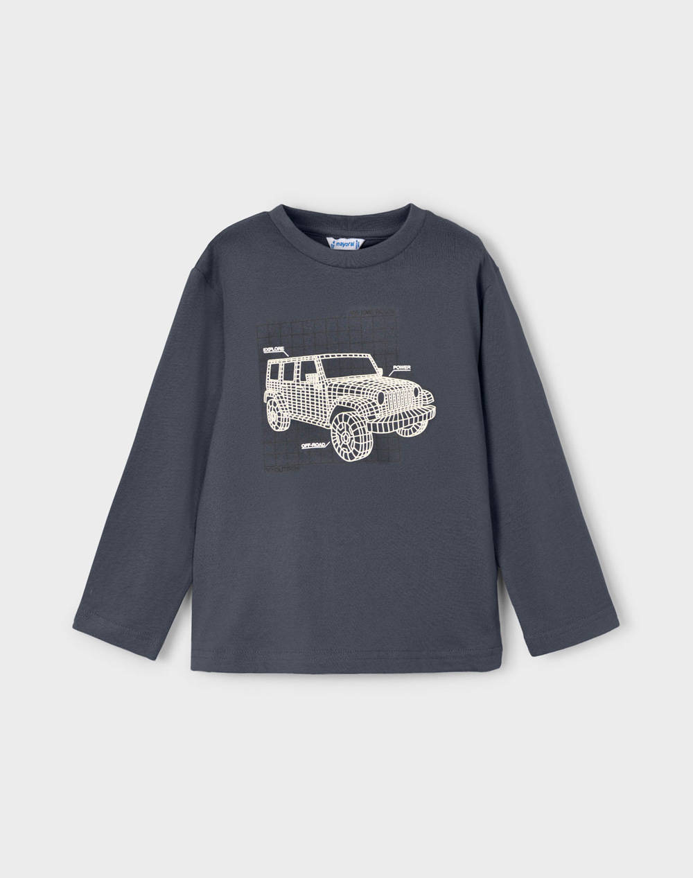 MAYORAL ΜΠΛΟΥΖΑ ΜΑΚΡ GLOW IN THE DARK 04088-037 SteelBlue