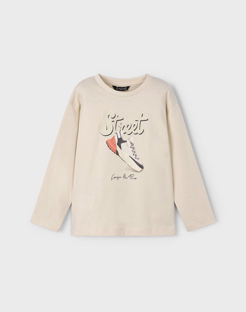 MAYORAL ΜΠΛΟΥΖΑ ΜΑΚΡΥΜΑΝΙΚΗ "STREET" 04079-056 Biege