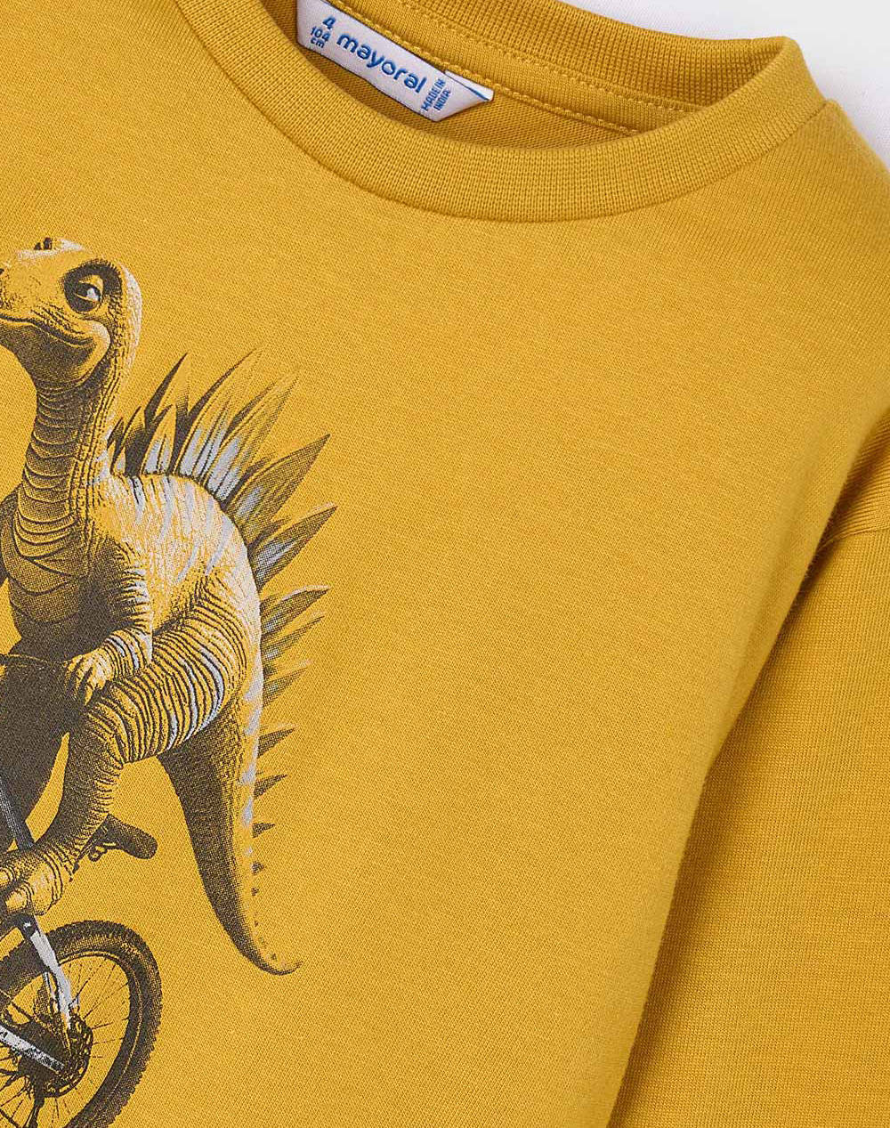 MAYORAL ΜΠΛΟΥΖΑ ΜΑΚΡΥΜΑΝΙΚΗ "DINO" 04087-030 Mustard φωτογραφία