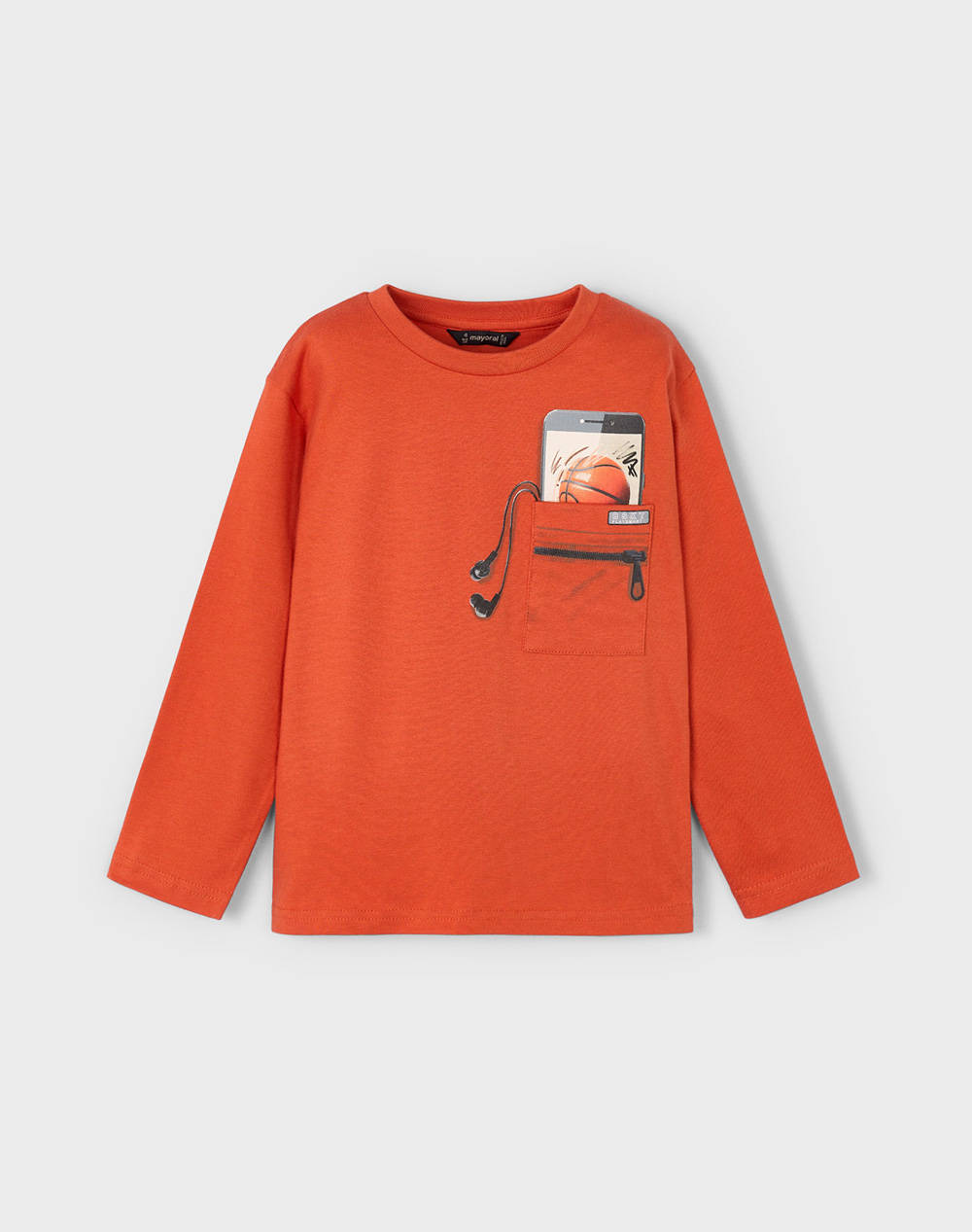 MAYORAL ΜΠΛΟΥΖΑ ΜΑΚΡΥΜΑΝΙΚΗ ΨΕΥΔΑΙΣΘ 04078-088 Orange