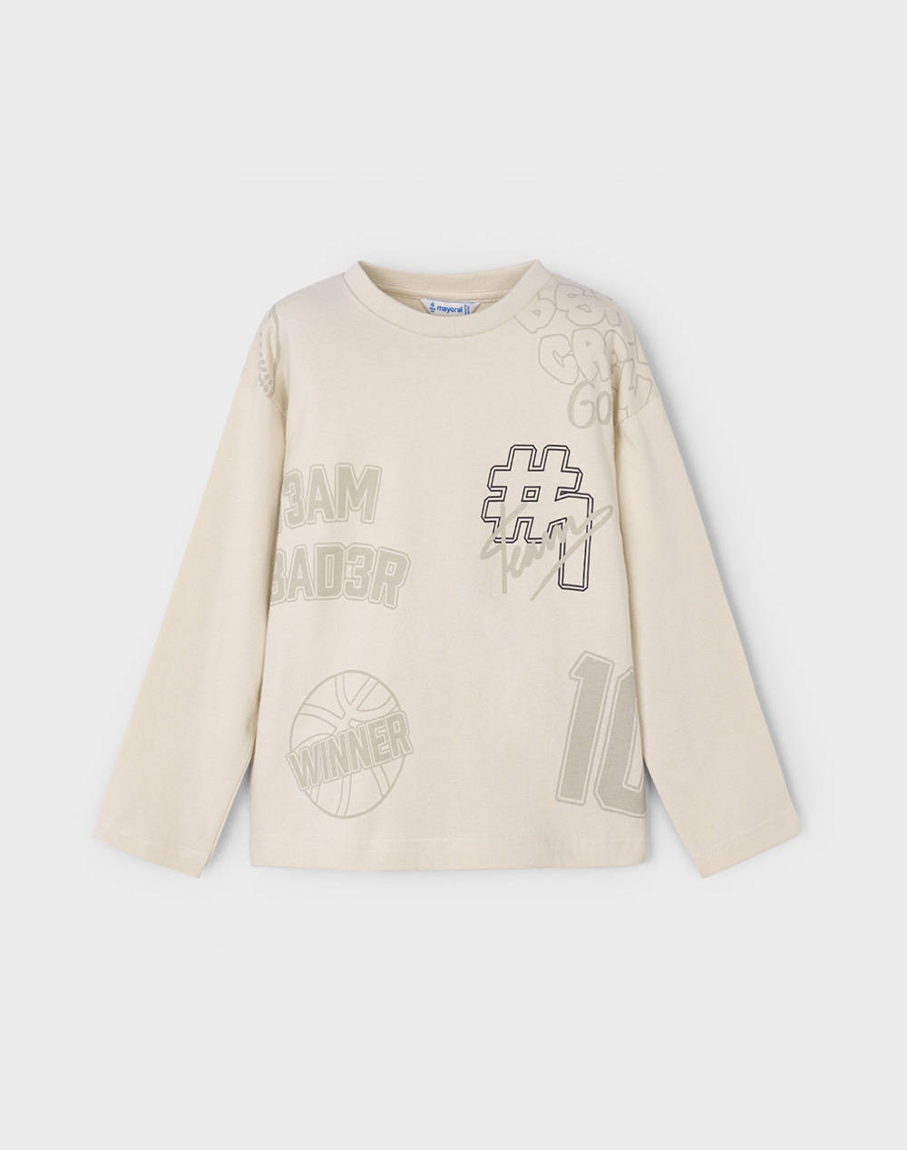 MAYORAL ΜΠΛΟΥΖΑ ΜΑΚΡΥΜΑΝΙΚΗ ΚΟΛΕΓΙΑΚΗ 04074-070 Biege