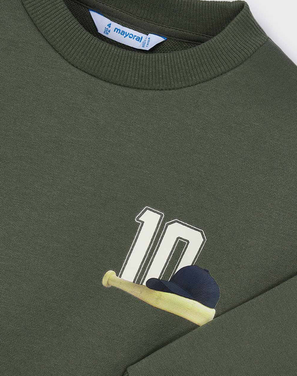 MAYORAL ΠΟΥΛΟΒΕΡ ΣΤΑΜΠΑ ΠΛΑΤΗ 04401-027 Olive φωτογραφία