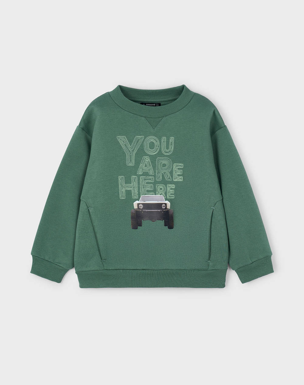 MAYORAL ΠΟΥΛΟΒΕΡ ΜΕΤΑΞΟΤΥΠΙΑ "COCHE" 04404-035 Green