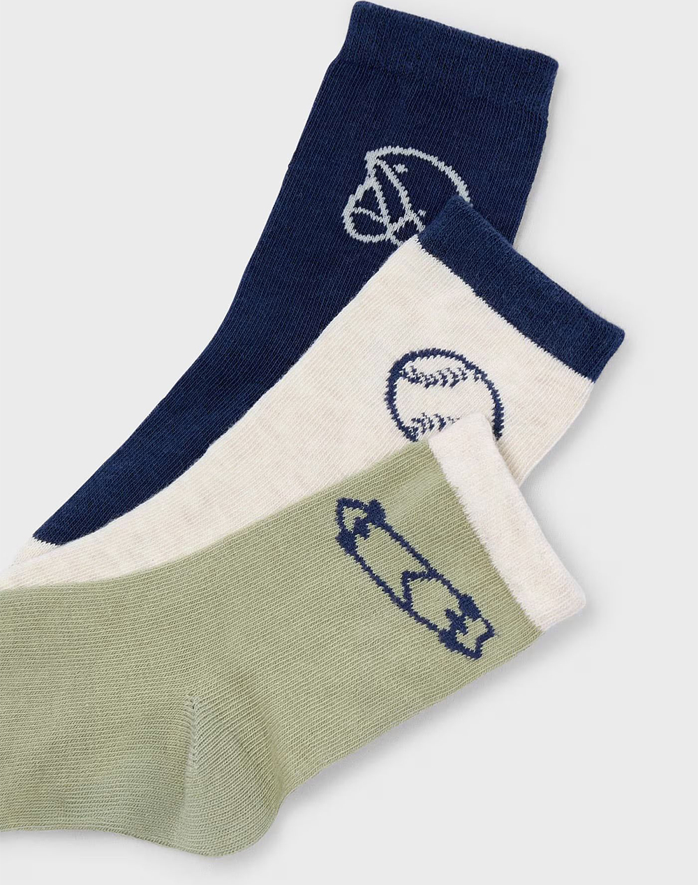 MAYORAL ΣΕΤ 3 ΚΑΛΤΣΕΣ "DINOS" 10050-081 Mixed φωτογραφία