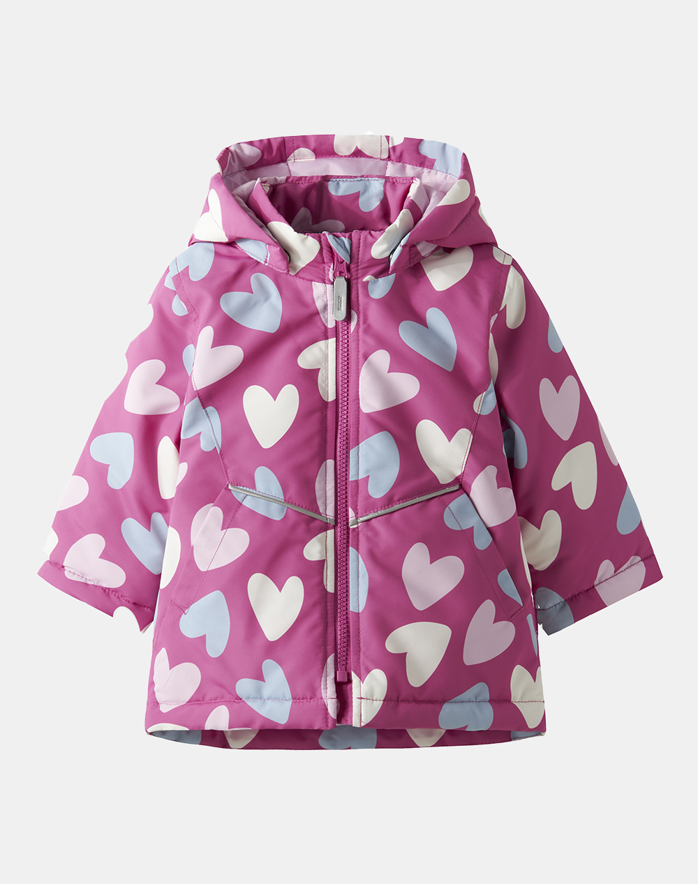 NAME IT NMFMAXI PA JACKET AOP NOOS 13242820-Ibis RoseHEARTS Pink
