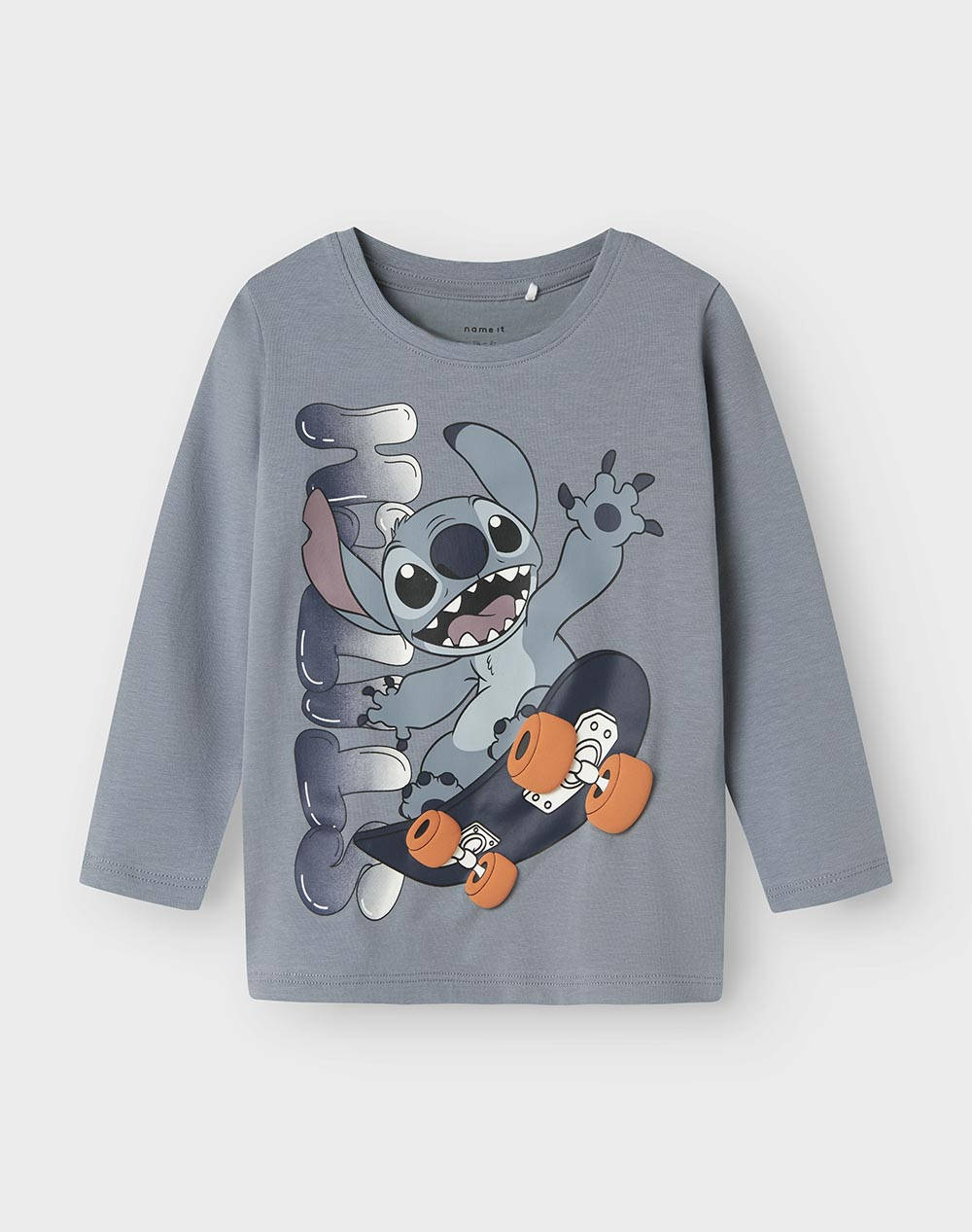 NAME IT NMMADRI STITCH LS NREG TOP BOX WDI 13247167-Tradewinds LightGray