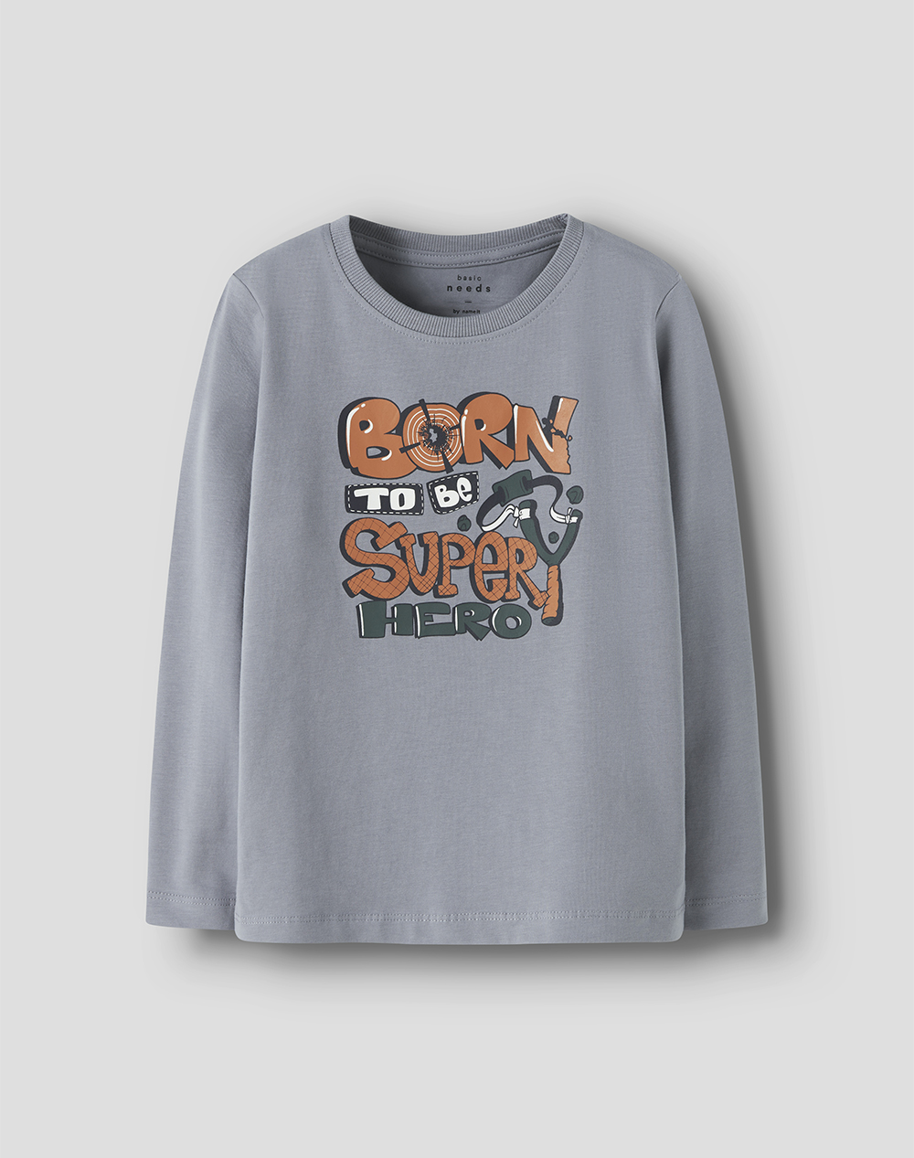 NAME IT NMMVUX LS TOP 13224978-TradewindsHero Gray