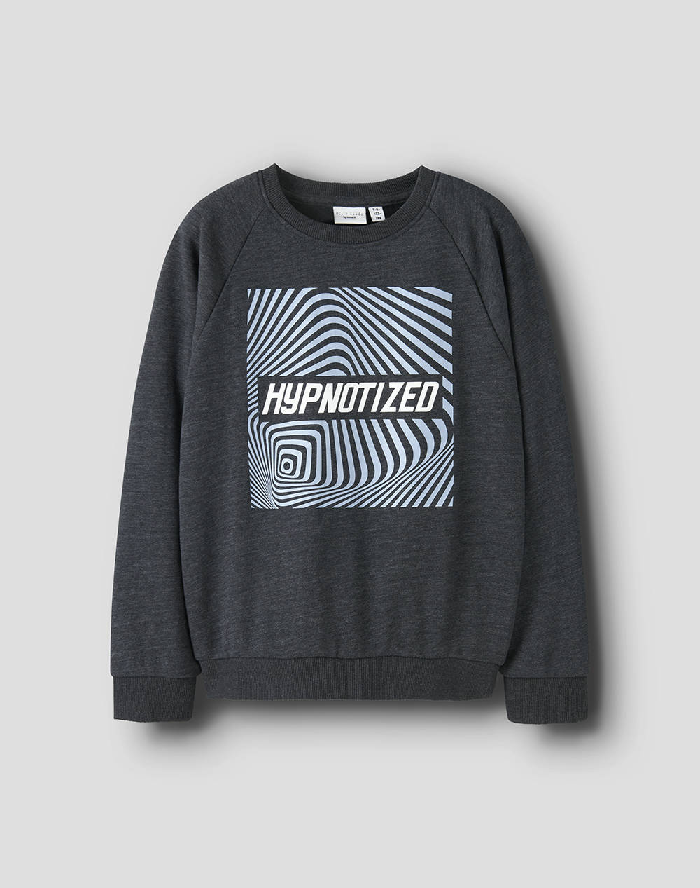 NAME IT NKMVION LS NREG SWEAT UNB 13246347-BlackHypnotized Black