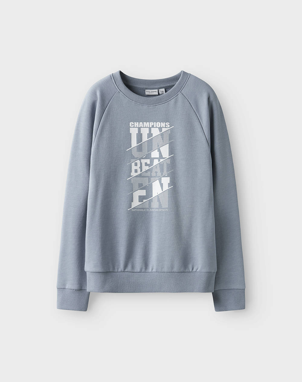 NAME IT NKMVION LS NREG SWEAT UNB 13246347-Dusty BlueUnbeaten SteelBlue