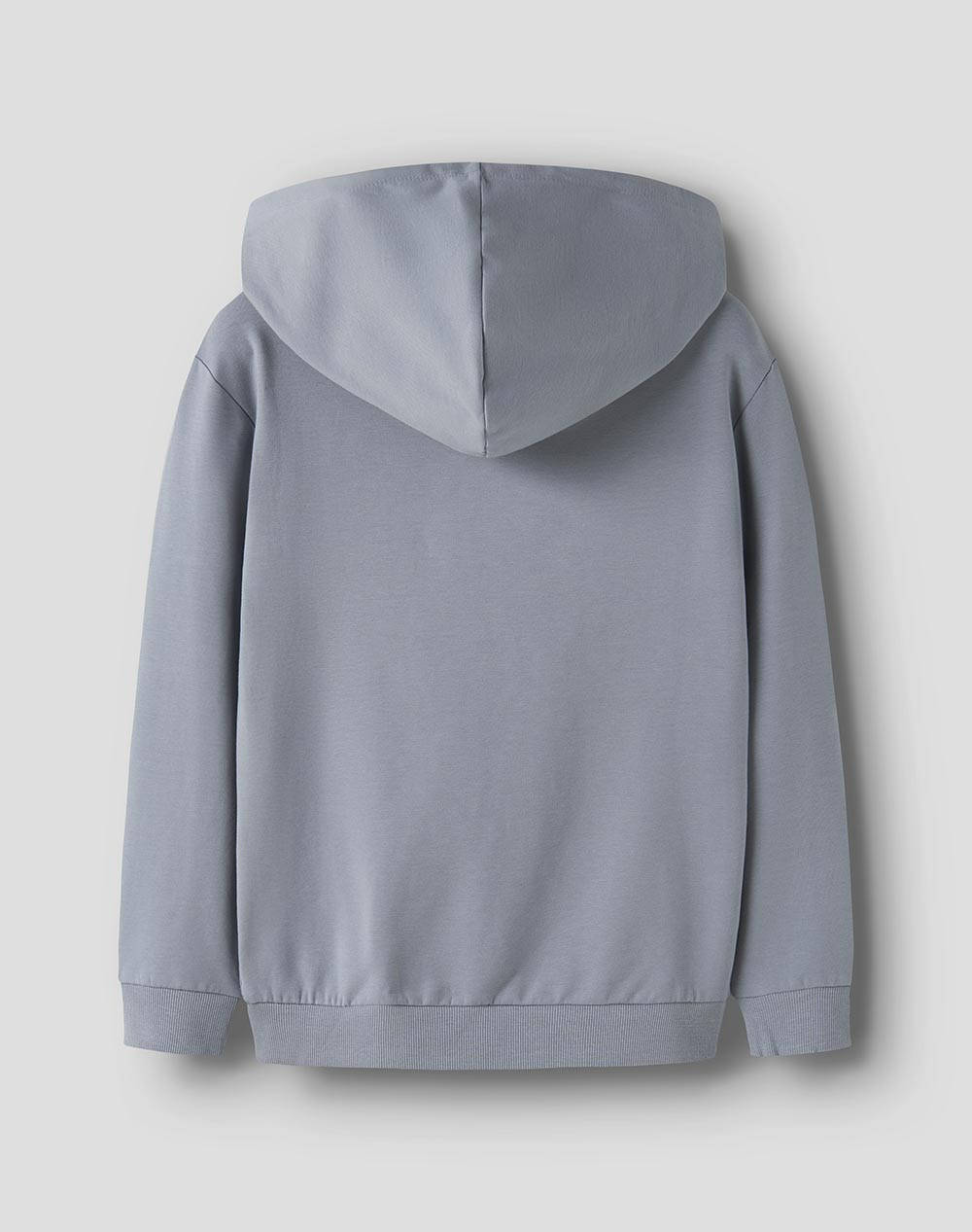 NAME IT NKMVUGO LS NREG SWEAT WH BRU 13234313-TradewindsWild LightGray φωτογραφία