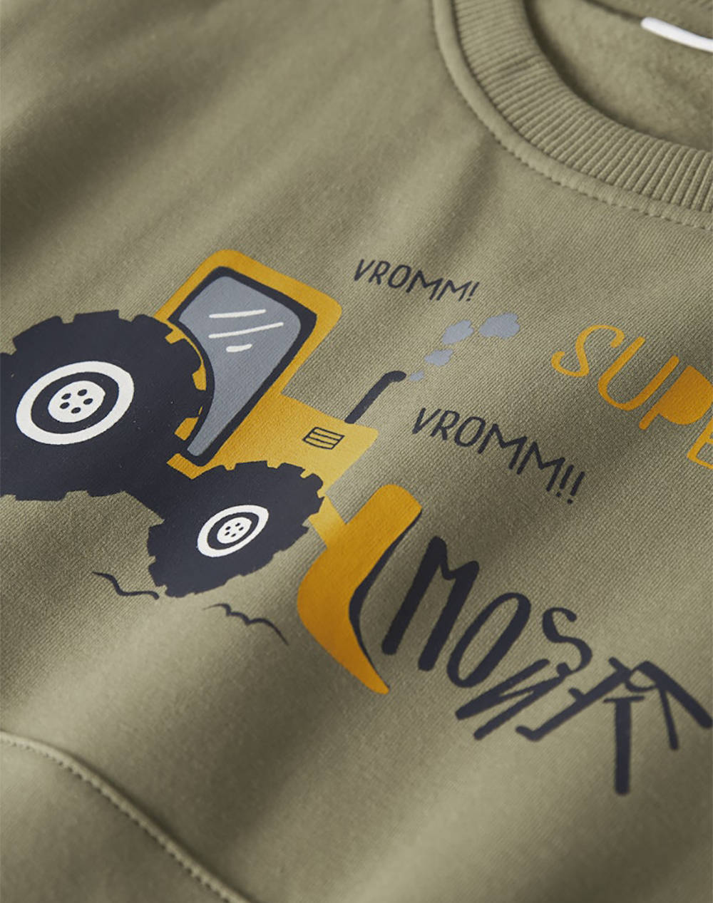 NAME IT NMMVUGO LS NREG SWEAT BRU 13234314-MermaidSuper Olive φωτογραφία