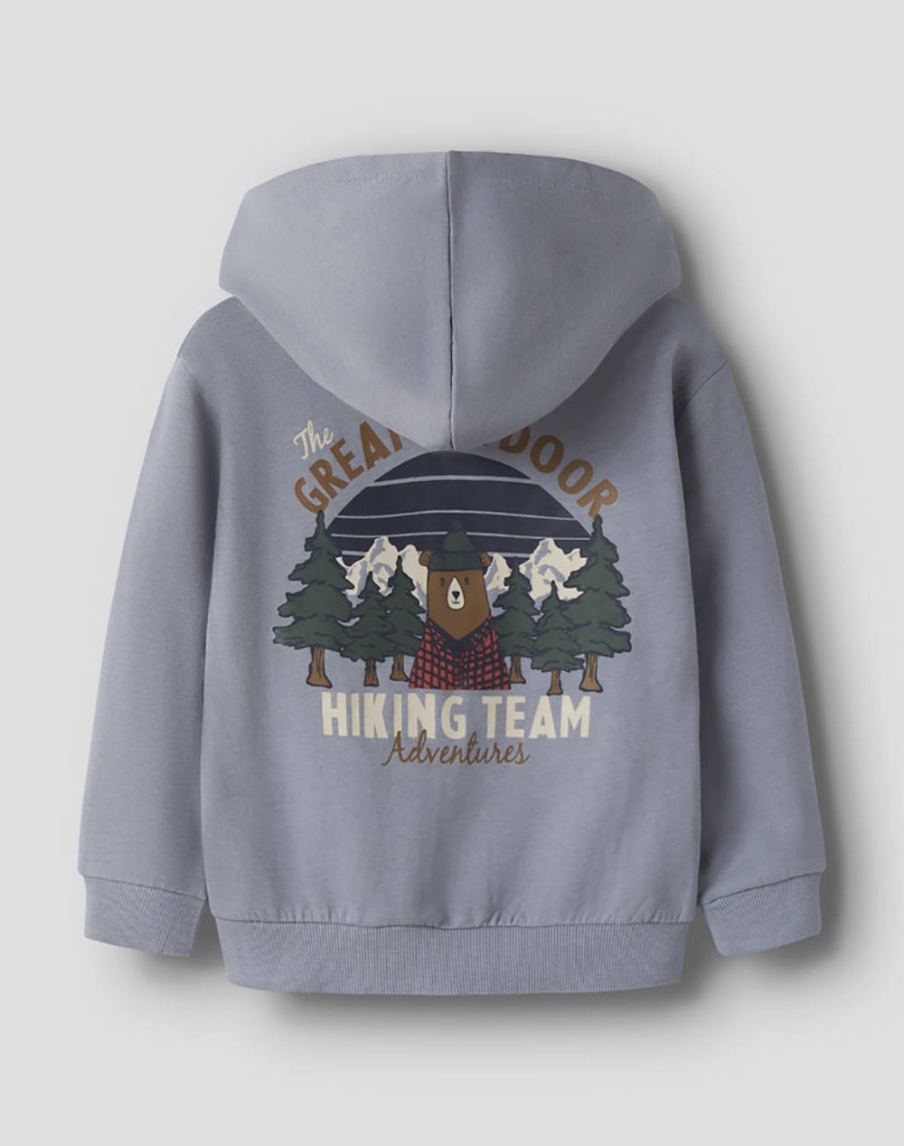 NAME IT NMMVOLTINUS NREG SWEAT CARD WH BRU 13249494-Tradewinds Gray φωτογραφία