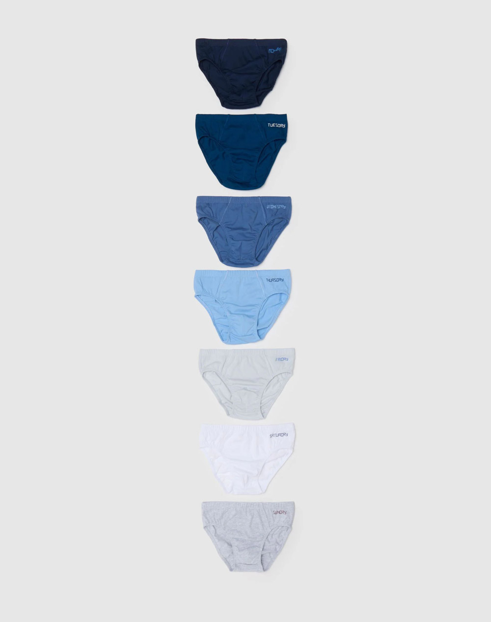 OVS OVS PK 7 BRIEFS 10/15 2395395-BLUE/WHITE Multi