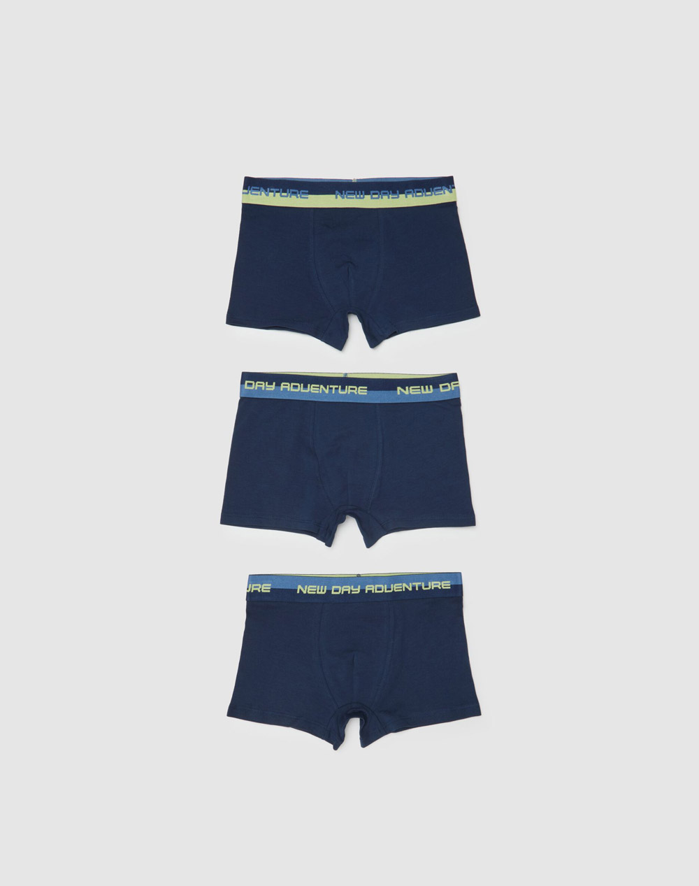 OVS OVS PK 3 BOXER 10/15 2417464-BLUE/YELLOW DarkBlue